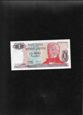 Argentina 1 peso argentino 1983(84) unc seria1143510 foto