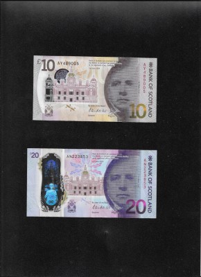 Set Scotia 10 + 20 pounds Bank of Scotland foto