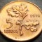 Moneda 5 KURUS - TURCIA, anul 1970 *cod 3914 A