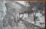 Carte postala, Brasov, Pestera lui Bethlen, restaurantul de pe varful muntelui Tampa, perioada interbelica