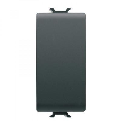 Intrerupator simplu 1M Gewiss Chorus negru GW12001 foto