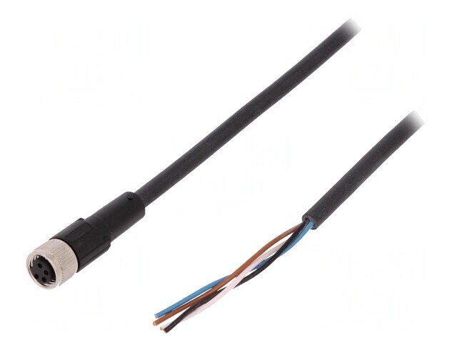 Cablu de conectare M8 4 PIN 5m 60VAC 4A