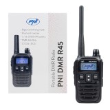 Cumpara ieftin Aproape nou: Statie radio portabila PNI DMR R45, digital si analogic, 446MHz, 16 ca