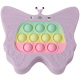 Jucarie interactiva tip consola pentru copii, flippy, diferite moduri de joc, 120 nivele, material abs/silicon, sunete si lumini, 12 x 5.5 x 13.5 cm,
