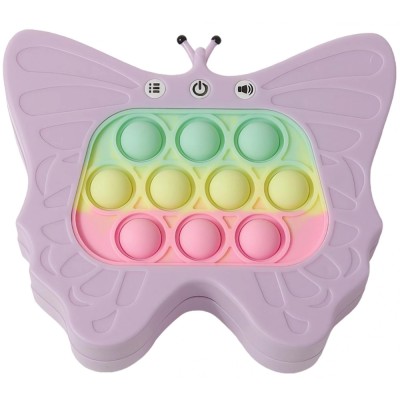 Jucarie interactiva tip consola pentru copii, flippy, diferite moduri de joc, 120 nivele, material abs/silicon, sunete si lumini, 12 x 5.5 x 13.5 cm, foto