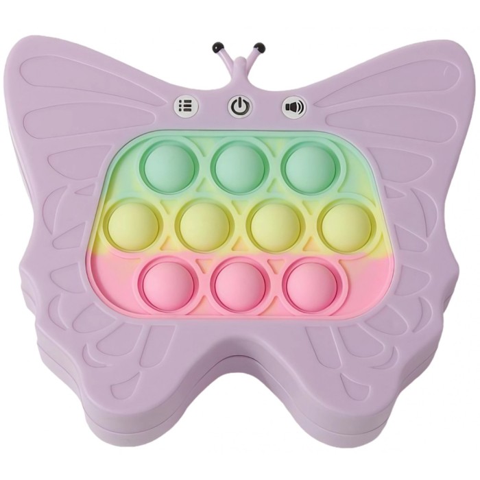 Jucarie interactiva tip consola pentru copii, flippy, diferite moduri de joc, 120 nivele, material abs/silicon, sunete si lumini, 12 x 5.5 x 13.5 cm,