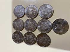 Set monede 10 lei Romania , comemorative , anii 1996 foto