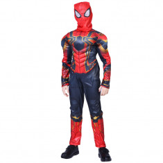 Set costum Iron Spiderman IdeallStore®, New Attitude, 6 ani, rosu