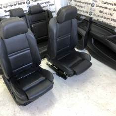 Interior scaune sport Recaro piele neagra BMW X5 E70
