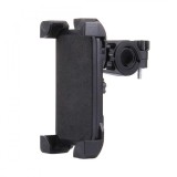 Suport Telefon Bicicleta MRG L-CH01, Universal, Ajustabil 360&deg;, Negru, Prindere Sigura, Rotire, Ghidon 30mm, 105-165mm
