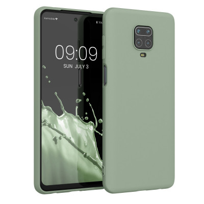 Husa Kwmobile pentru Xiaomi Redmi Note 9S/Redmi Note 9 Pro/Redmi Note 9 Pro Max, Silicon, Verde, 52140.172 foto