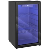 HOMCOM Frigider pentru vinuri 24 sticle, capacitate 68 L, 4&ndash;16 &deg;C aparat independent pentru băuturi, bere și vin cu ușă din sticlă, negru | Aosom Roma