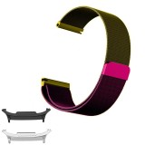 Curea otel, Milanese Loop Slim, compatibila cu Samsung Galaxy Watch9 40mm, Purple Green