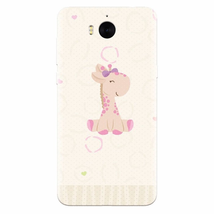 Husa silicon pentru Huawei Y6 2017, Giraffe Cute
