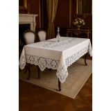 Fata De Masa Din Dantela + Catifea De Lux , 180x220 cm, In Cutie Premium