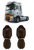 Cumpara ieftin Set huse scaun piele camion Renault T (2013-2022) Maro