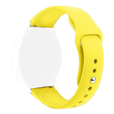 Curea silicon, 18mm, compatibila Huawei Watch GT6 41mm GT5|GT4 41mm, GT5 Pro 42mm, Sunny Glow foto