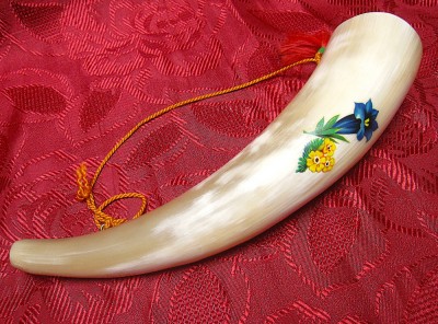 CORN DE VANATOARE DIN OS CORN 24 CM foto