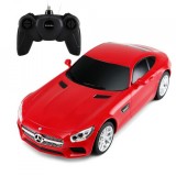 Cumpara ieftin Masina Cu Telecomanda Mercedes Amg Gt Rosu Cu Scara 1 La 24, Rastar