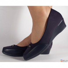 Pantofi platforma bleumarini (cod 523019) foto