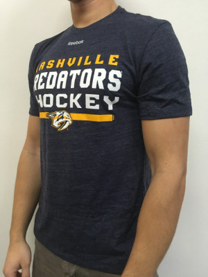 Nashville Predators tricou de bărbați Locker Room 2016 navy - S foto