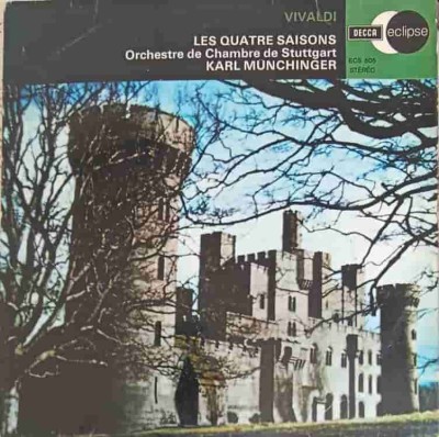 Disc vinil, LP. LES QUATRE SAISONS OP.8-VIVALDI, KARL MUNCHINGER foto