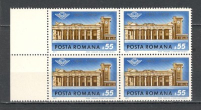 Romania.1972 100 ani Gara de Nord Bucuresti bloc 4 YR.537 foto