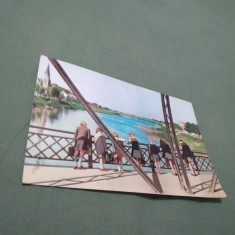 CARTE POSTALA LUGOJ - POD PESTE TIMIS CIRCULATA