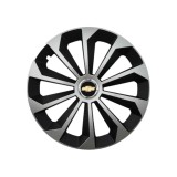 Set 4 Capace Roti 16 inchi (R16) Fame Gri-Negru, Compatibile Cu Chevrolet, Autohelix MSA