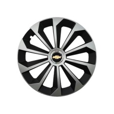Set 4 Capace Roti 16 inchi (R16) Fame Gri-Negru, Compatibile Cu Chevrolet