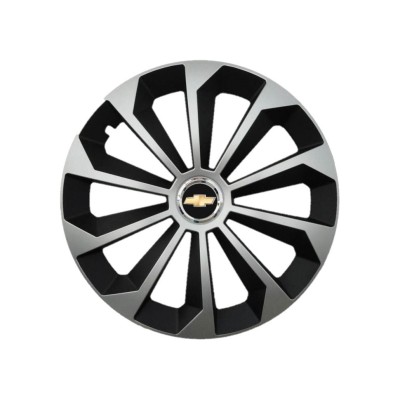 Set 4 Capace Roti 16 inchi (R16) Fame Gri-Negru, Compatibile Cu Chevrolet foto