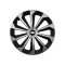 Set 4 Capace Roti 16 inchi (R16) Fame Gri-Negru, Compatibile Cu Chevrolet