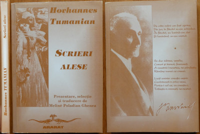 Hovhannes Tumanian , Scrieri alese , Editura Ararat foto