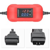 Cablu convertor 24V la 12V Techstar, pentru diagnoza tester OBD-II pe camioane MAN Mercedes Volvo