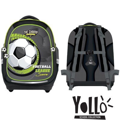 Ghiozdan anatomic FOOTBALL, 38x39x19,5cm &amp;ndash; S-COOL foto