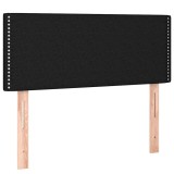 Cumpara ieftin Tablie de pat, negru, 80x5x78/88 cm, textil