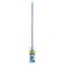 Mop rotativ microfibra Spontex Poder Azul + coada, 120 x 9 x 9 cm