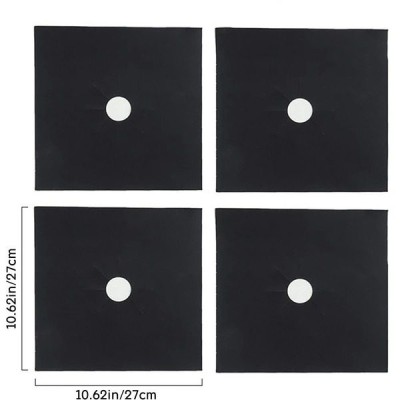 Set 4 folii de protectie reutilizabile pentru plita sau aragaz foto