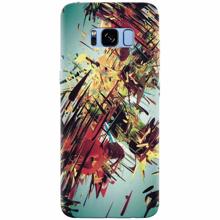 Husa silicon pentru Samsung S8 Plus, Complex Abstract Colorful 3D Drawing