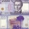 CHILE 2.000 pesos 2013 polymer UNC!!!