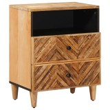 vidaXL Noptieră cu sertar Maro 50 x 33 x 60 cm Lemn de mango solid 4018926