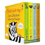Cumpara ieftin Usborne Touchy-Feely Thats not My Zoo Collection : Zebra and Friends 4 Books Collection Set (Zebra, Llama, Koala &amp; Giraffe)