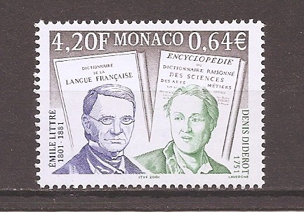 Monaco 2001 - Aniversari, MNH