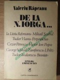Scriitori Dintre Doua Razboaie Mondiale - Valeriu Rapeanu, Cartea Romaneasca 1986, Biografii, Beletristica, Carte Romana
