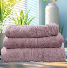 Set 3 prosoape baie Valentini Bianco TM900A/3/Lilac