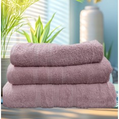 Set 3 prosoape baie Valentini Bianco TM900A/3/Lilac