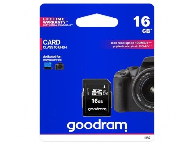 Card de Memorie SDHC 16GB Class 10 UHS-I 100MB/s foto