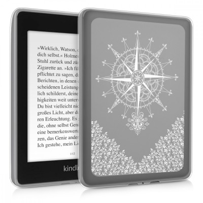 Husa pentru Kindle Paperwhite 10, Silicon, Alb, 46724.04 foto