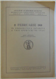 11 FEBRUARIE 1866 IN PERSPECTIVA ISTORICA A TREI SFERTURI DE VEAC de ALEX . LEPADATU , 1941