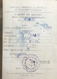 ACTE (4) Carnet de abonat Radio-TV (vize anii 1981-1983), evaluare: stare foarte bună, completat cu timbre fiscale de 75 lei.